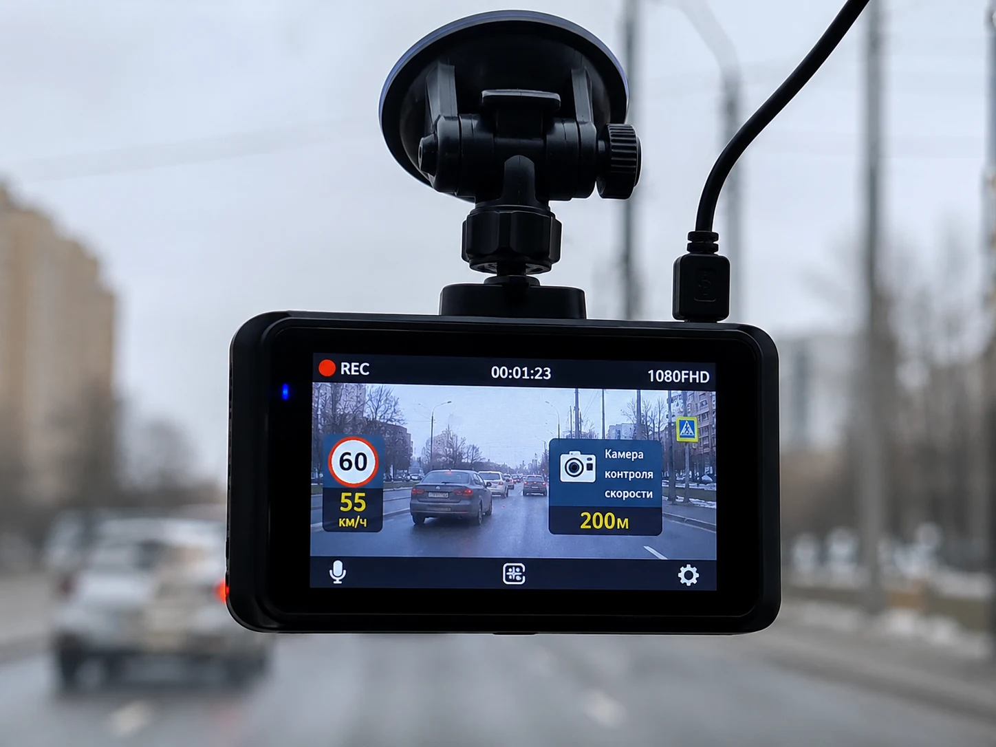 Видеорегистратор с GPS-информером